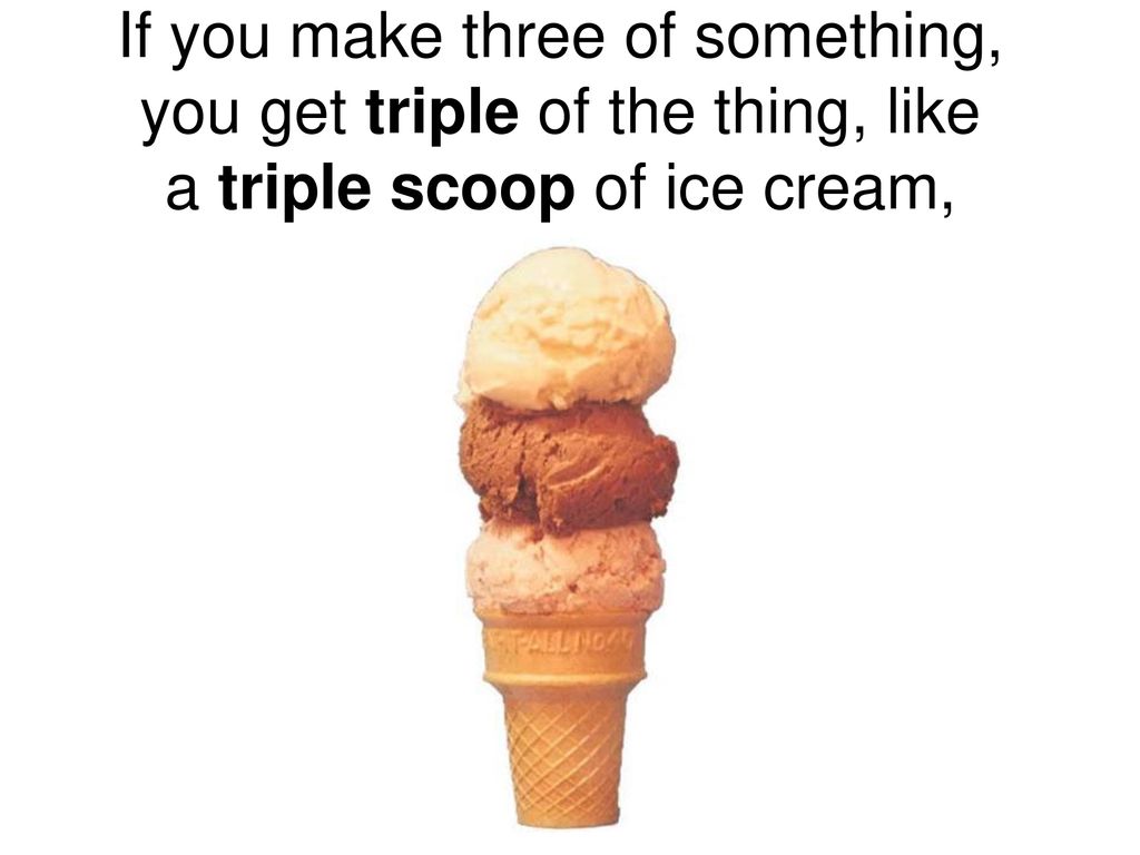 Three of something cheap